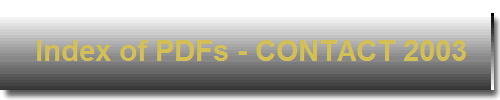 Index of PDFs - CONTACT 2003